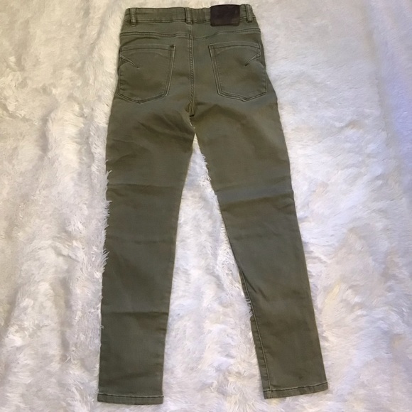 Zara Patterned Stretch Pants 10 - Picture 2 of 3